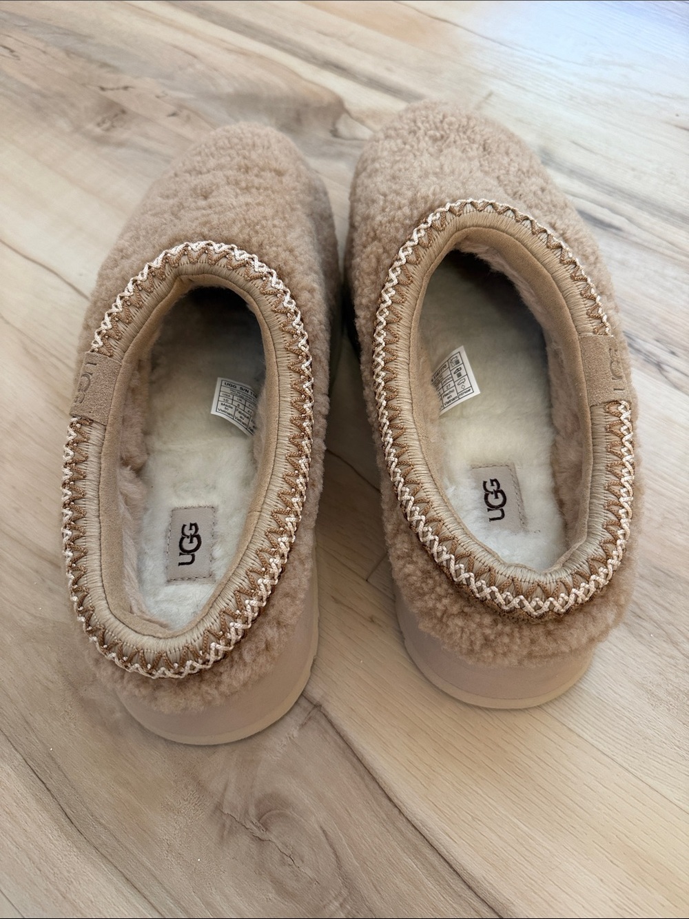 UGG Tazz Maxi Curly Genuine Shearling Platform Slipper Women - Picture 5 of 10